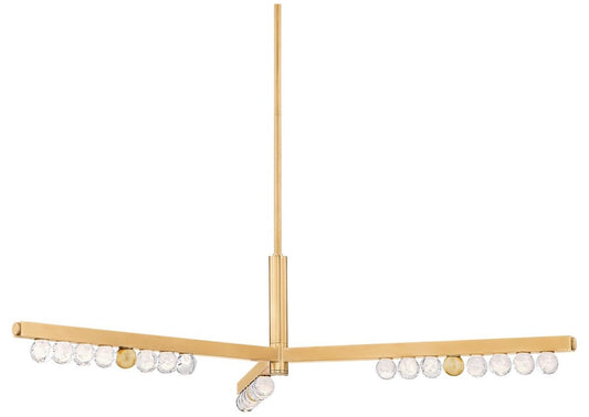 Corbett-Standard Annecy 50.5 in. Vintage Brass Chandelier