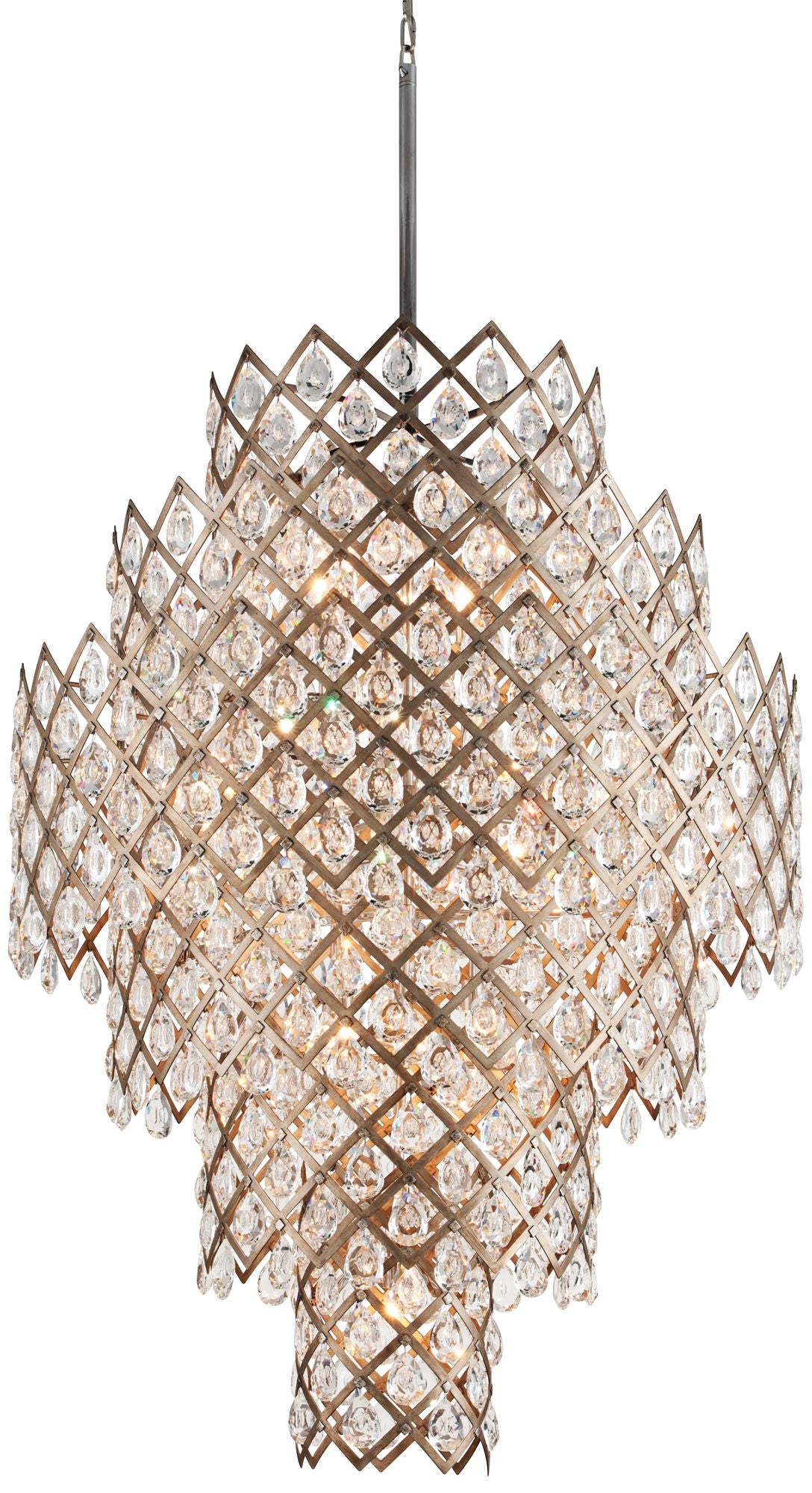 Corbett Tiara 44 3/4" Wide Vienna Bronze Pendant Light