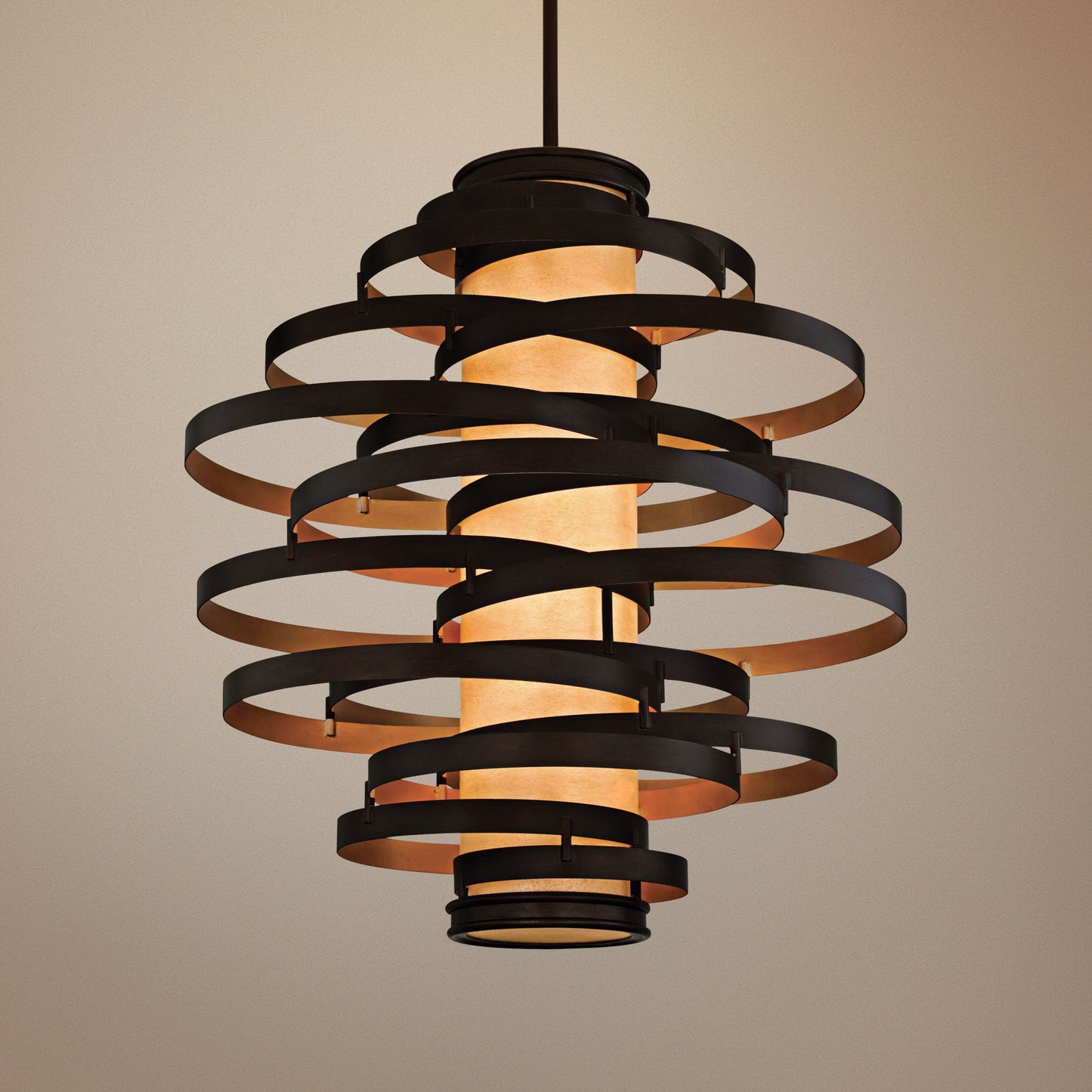 Corbett Vertigo 45" Wide Bronze Pendant Light