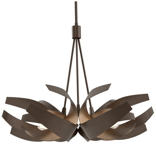 Corona 26.9" Wide Bronze Pendant With Frosted Diffuser Shade