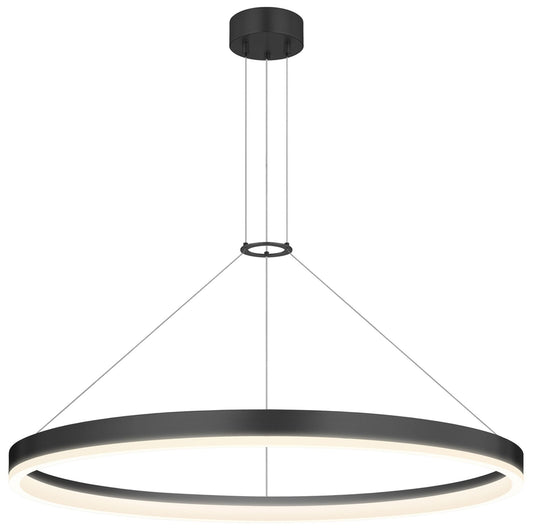 Corona 32" LED Ring Pendant - Satin Black