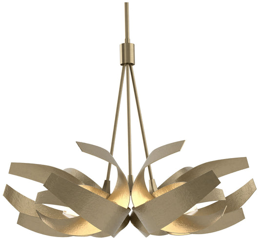 Corona Pendant - Gold - Clear - Frosted Diffuser