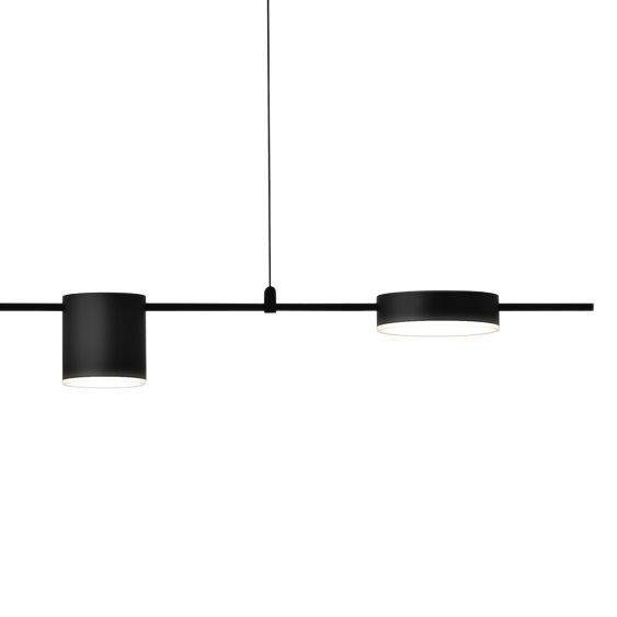 Counterpoint 63 3/4"W Black LED Kitchen Island Light Pendant