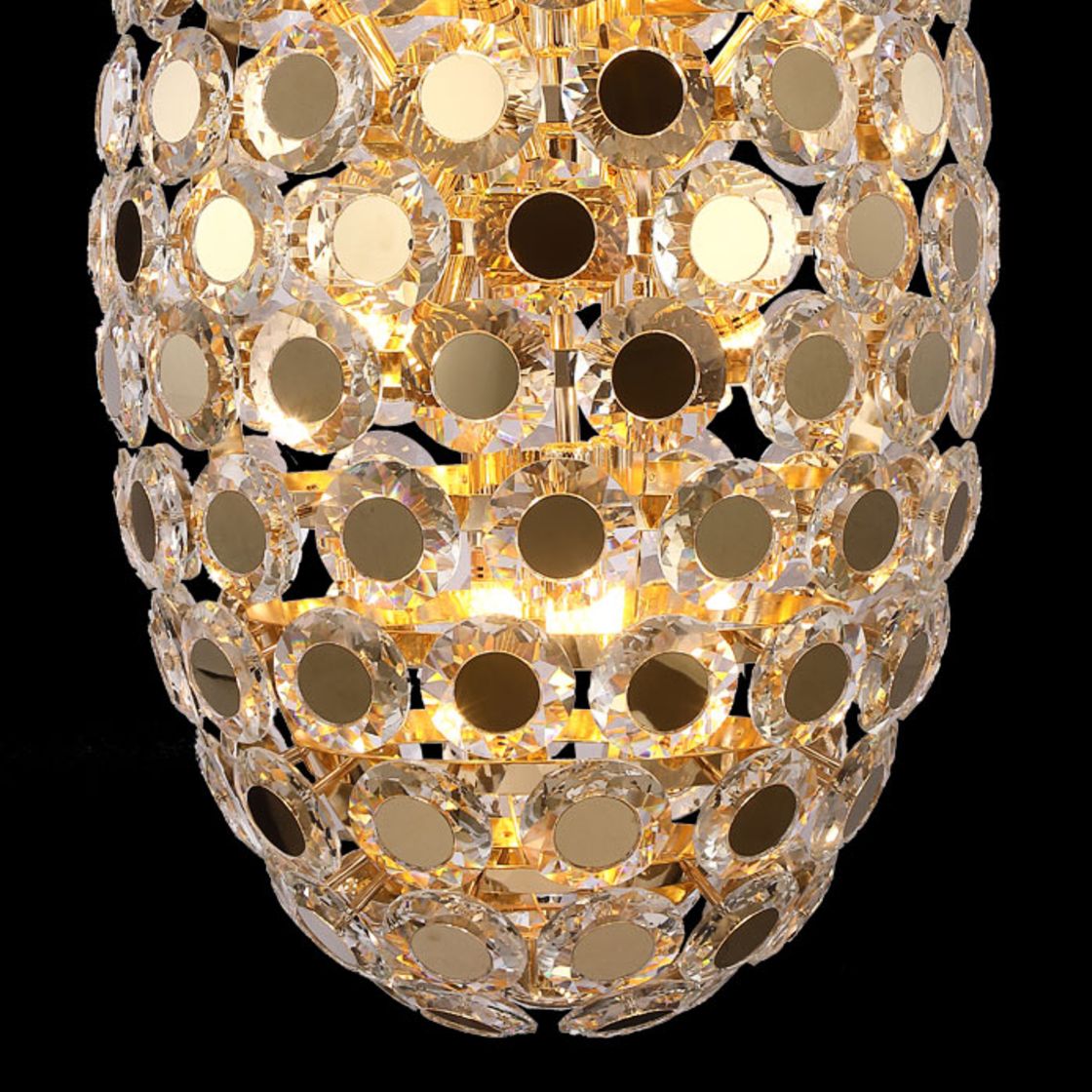 Crowne 19 1/2" Wide Gold 14-Light Oblong Sputnik Chandelier