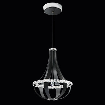 Crystal Empire 20 1/2"W Grizzly Black LED Pendant Light