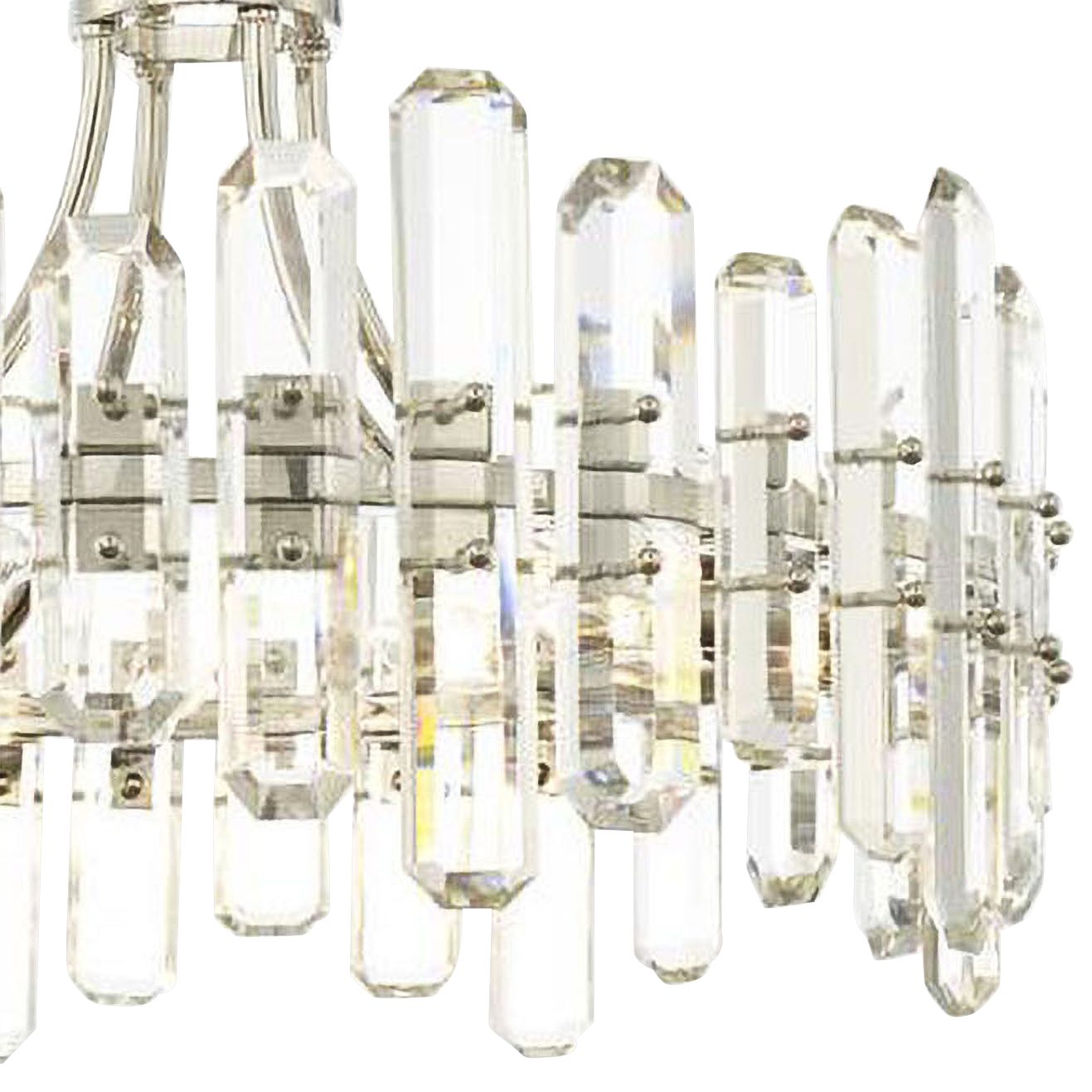 Crystorama Bolton 24 3/4" Wide Polished Nickel Crystal Chandelier