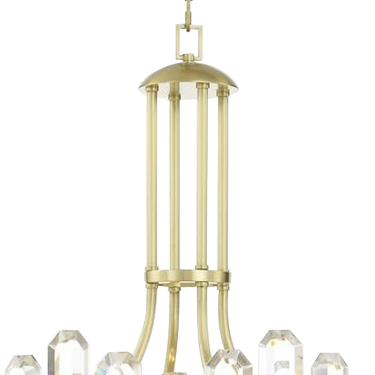 Crystorama Bolton 24 3/4"W Aged Brass and Crystal Chandelier