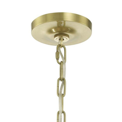 Crystorama Bolton 31"W Aged Brass 12-Light Crystal Chandelier