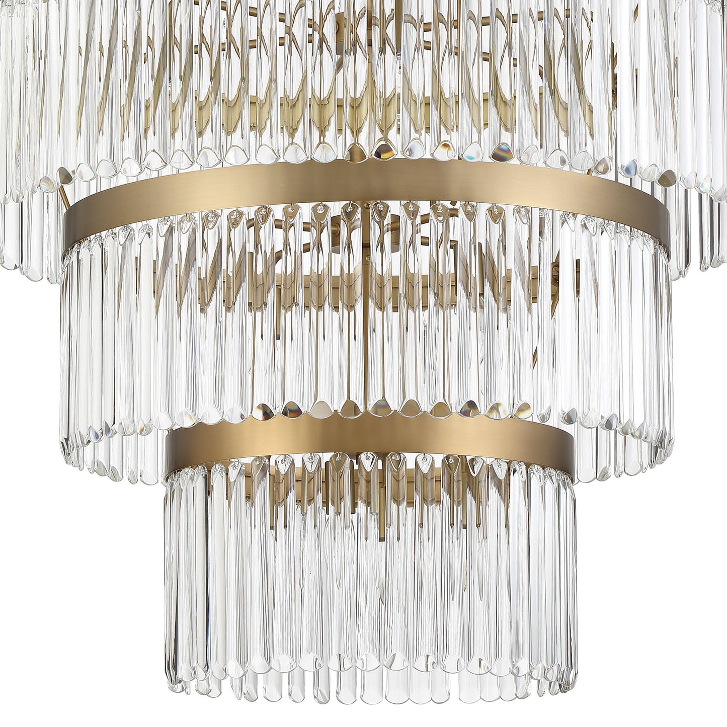 Crystorama Emory 40" Wide Modern Gold Crystal Chandelier