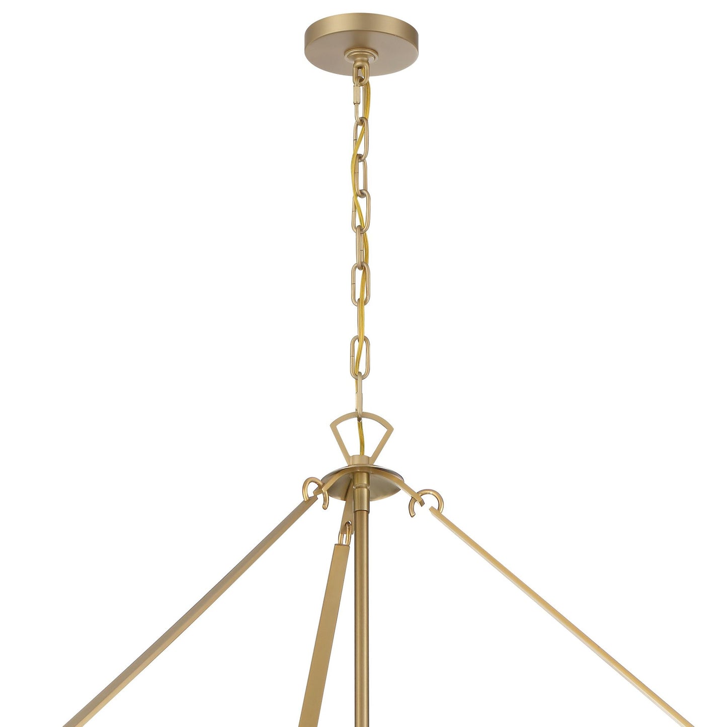Crystorama Emory 40" Wide Modern Gold Crystal Chandelier
