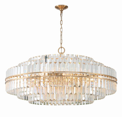 Crystorama Hayes 40 1/2" Wide Aged Brass 32-Light Chandelier