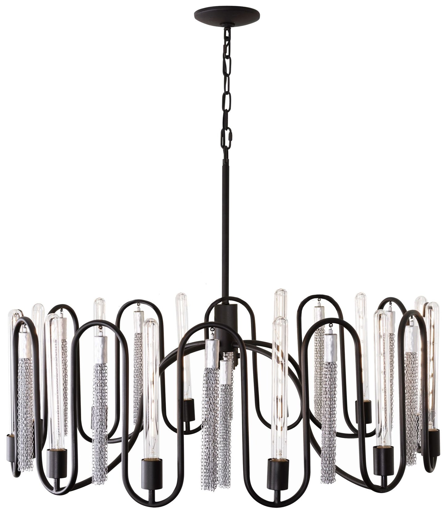 Darden 12-Lt Pendant - Painted Chrome