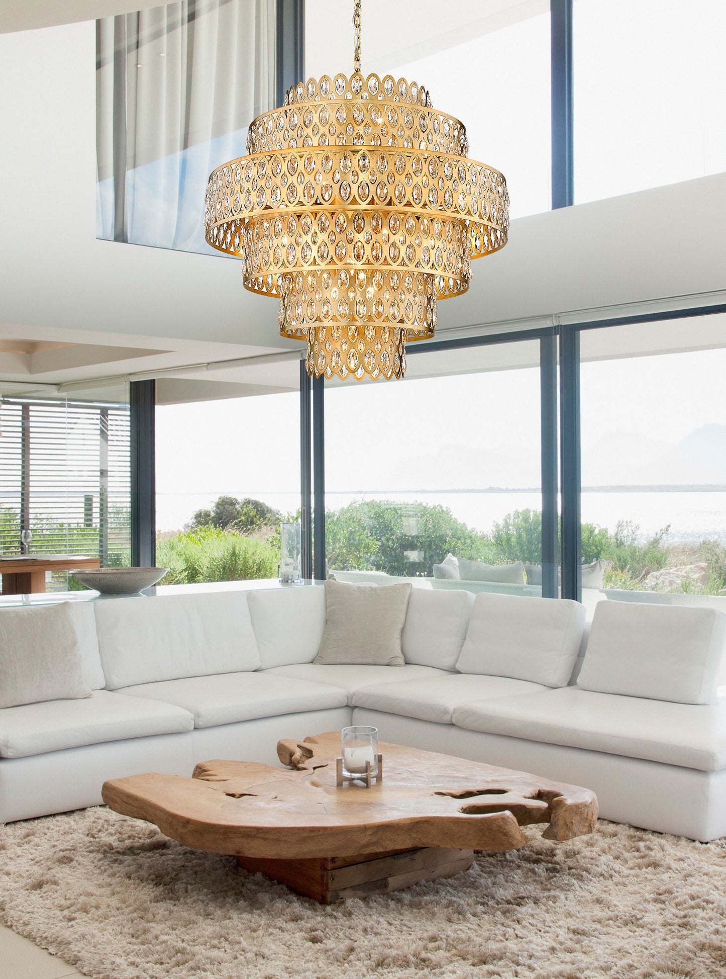 Dealey 17 Light Pendant