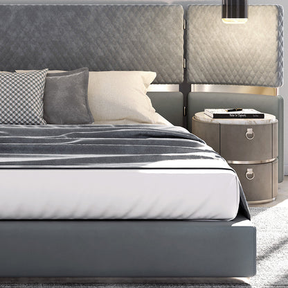 Deluxe Contemporary Curved Bed