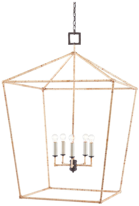 Denison Rattan Grande Lantern