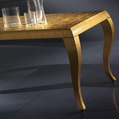 Designer Gold Leaf Dining Table