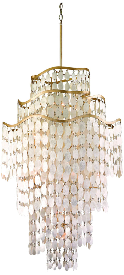Dolce Capiz Shell 36" Wide Pendant Chandelier