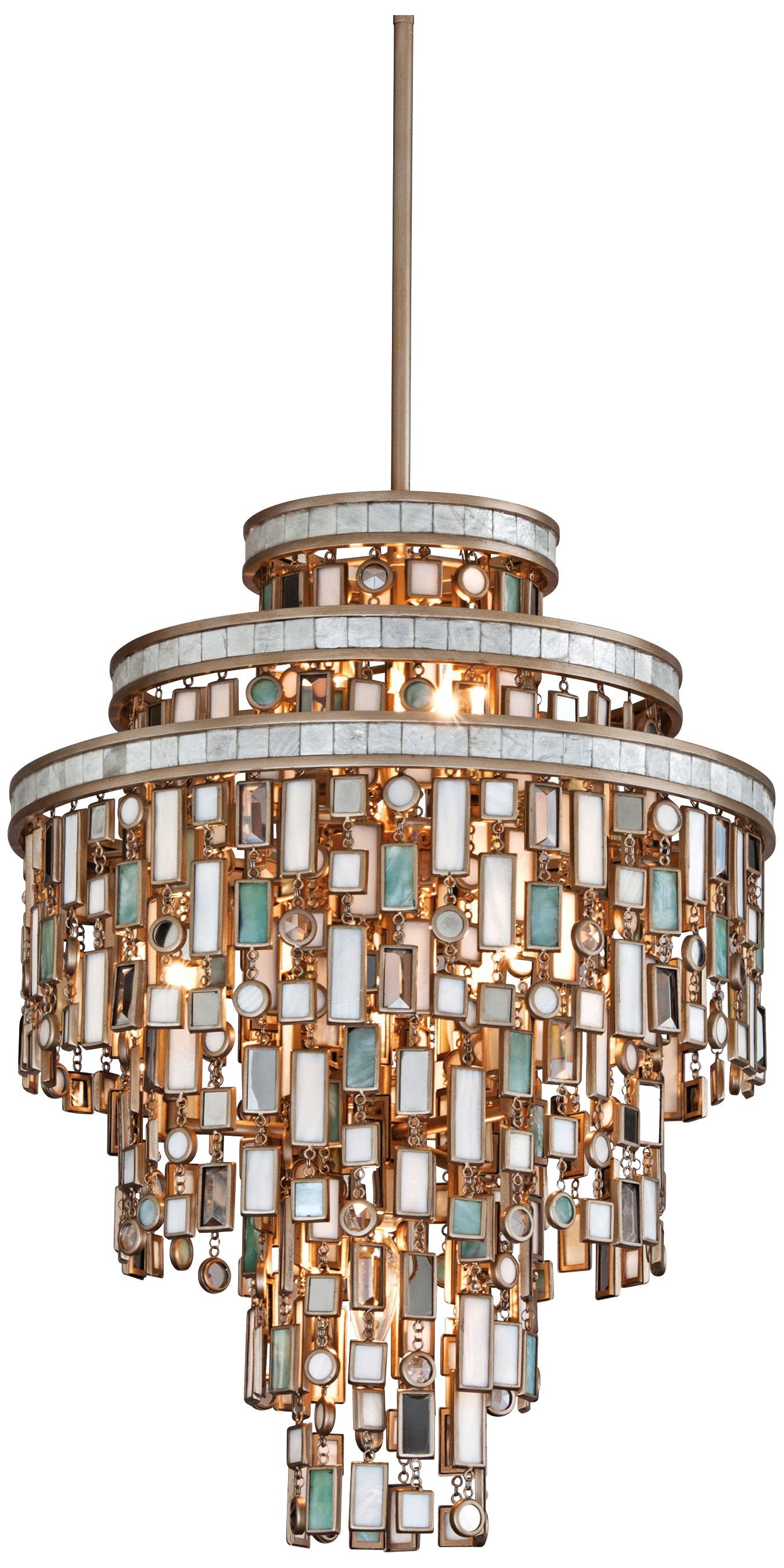 Dolcetti Silver 18" Wide Corbett Pendant Light