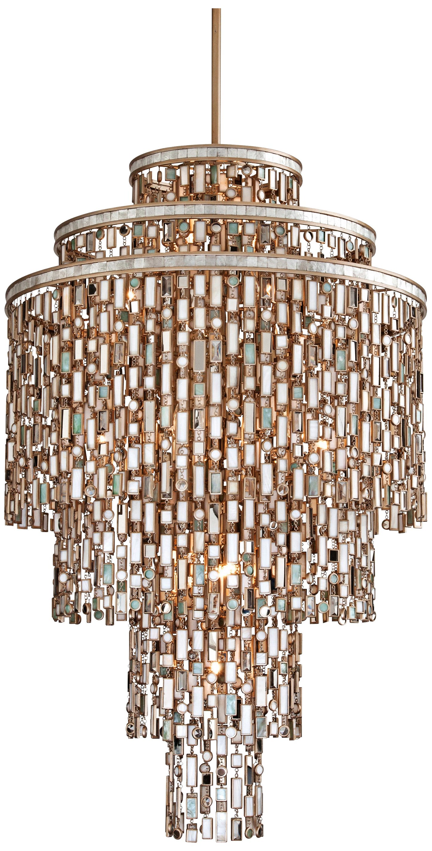 Dolcetti Silver 32" Wide Corbett Pendant Light