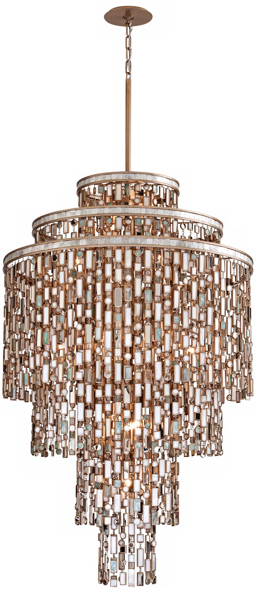 Dolcetti Silver 32" Wide Corbett Pendant Light