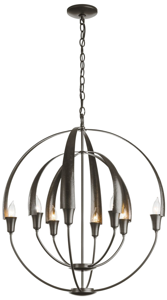 Double Cirque Chandelier - Bronze Finish