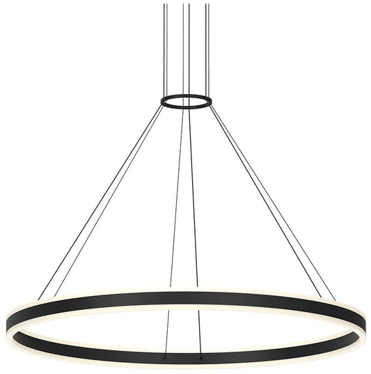 Double Corona 48" LED Ring Pendant