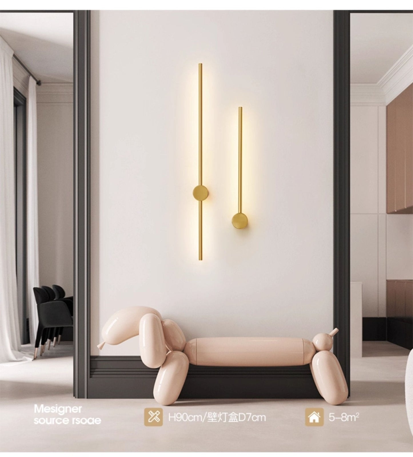 Luma Rod Portable Rechargeable Sconce