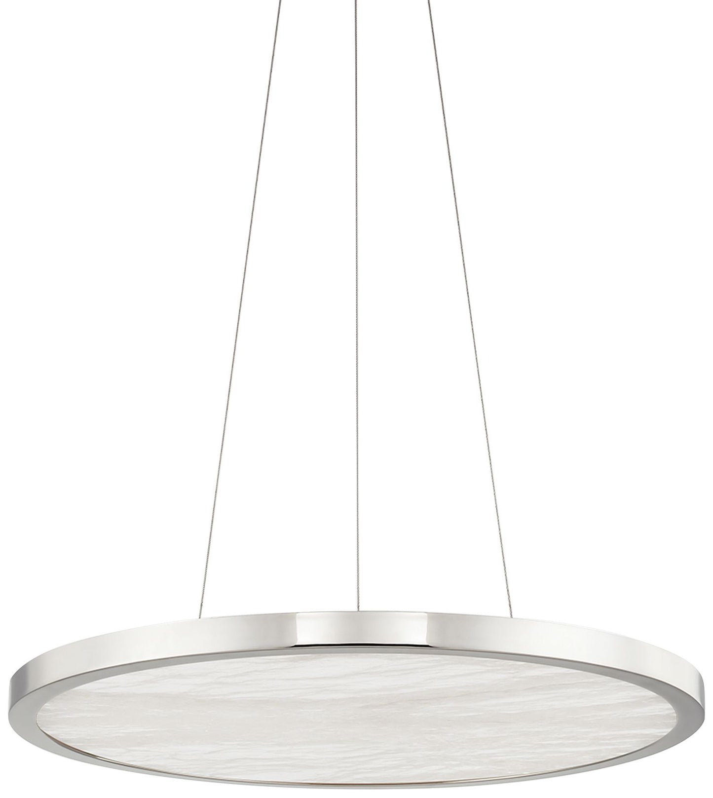 Eastport 24" Wide Polished Nickel LED Pendant Light