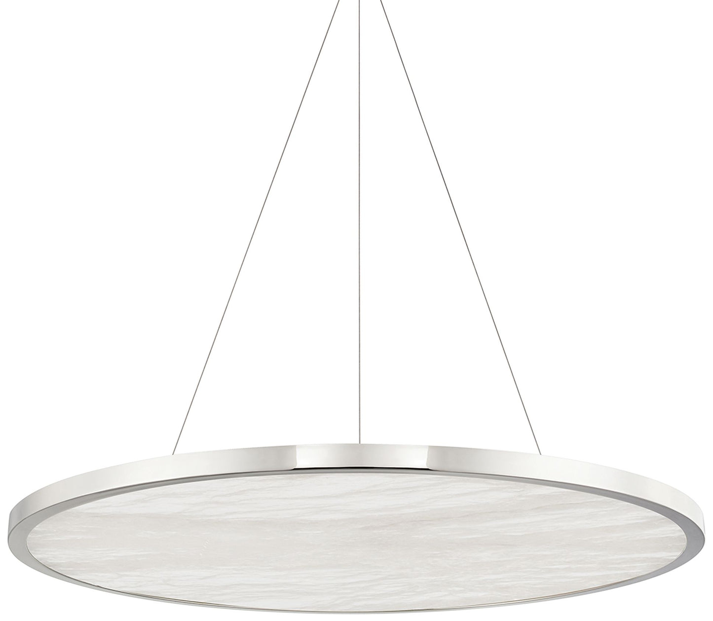 Eastport 36" Wide Polished Nickel LED Pendant Light