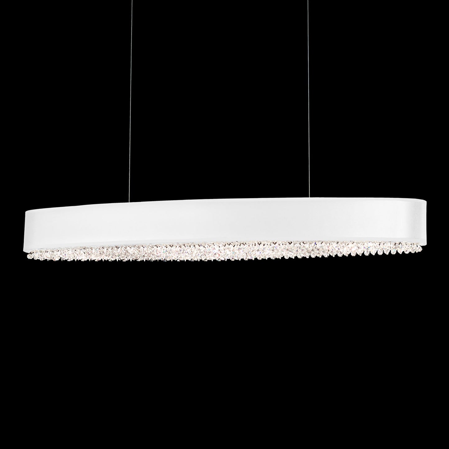 Eclyptix LED 4.5"H x 35.9"W 1-Lt Linear Pendant in Pol Stainless