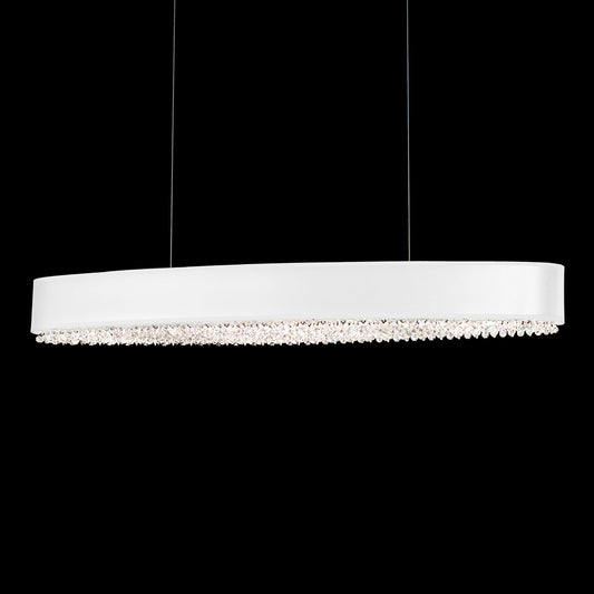 Eclyptix LED 4.5"H x 35.9"W 1-Lt Linear Pendant in Pol Stainless