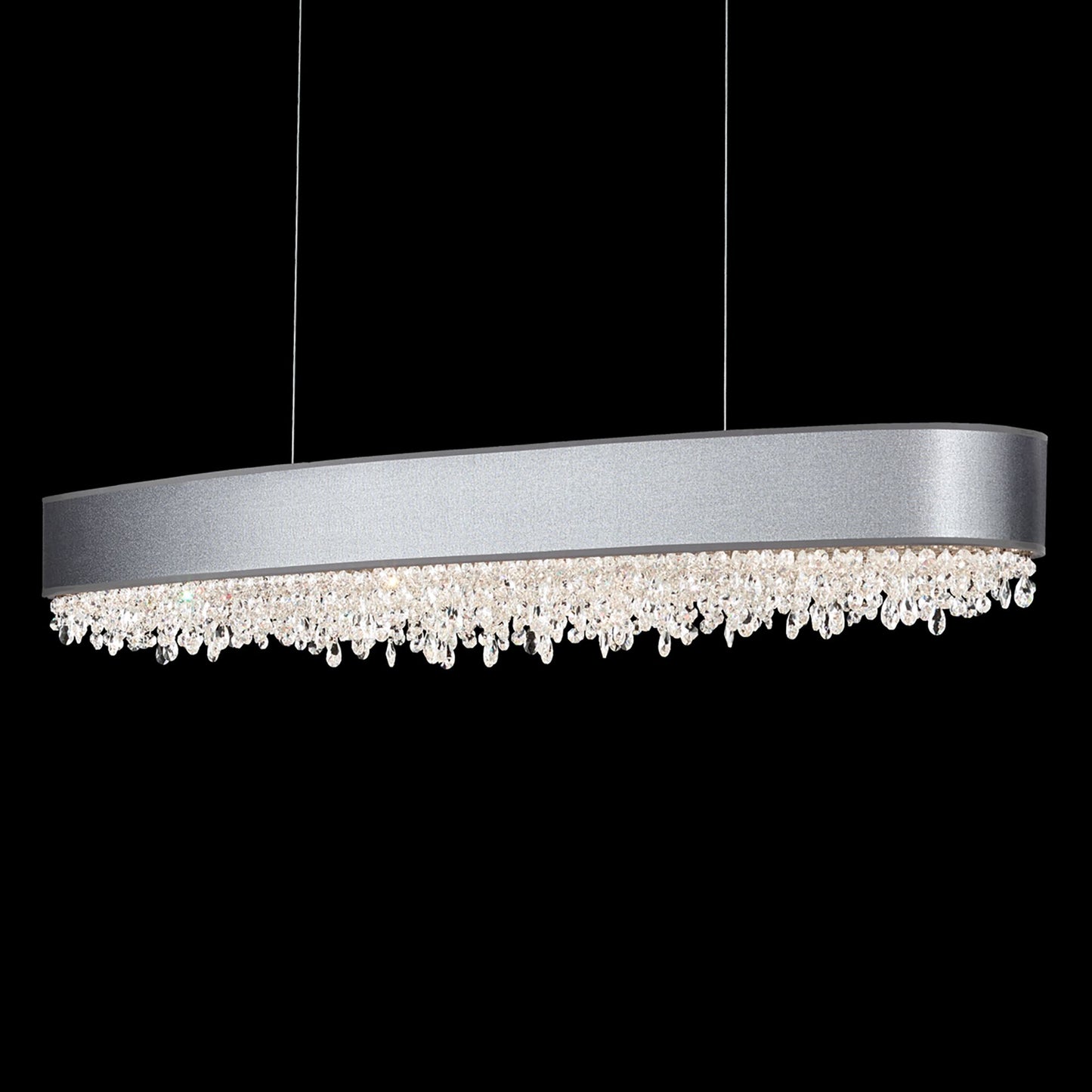 Eclyptix LED 6.5"H x 48.75"W 1-Lt Linear Pendant in Pol Stainless