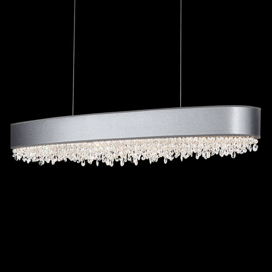 Eclyptix LED 6.5"H x 48.75"W 1-Lt Linear Pendant in Pol Stainless