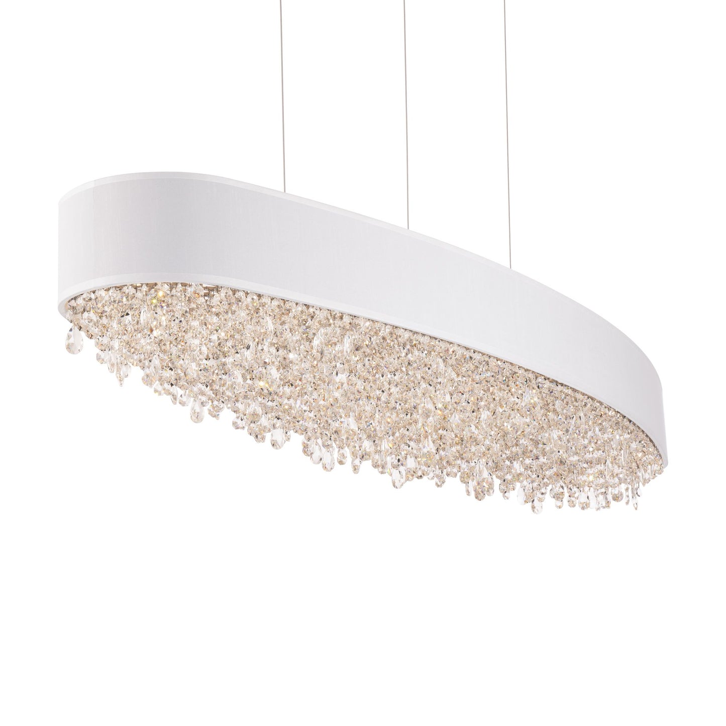 Eclyptix LED 6.5"H x 48.75"W 1-Lt Linear Pendant in Pol Stainless