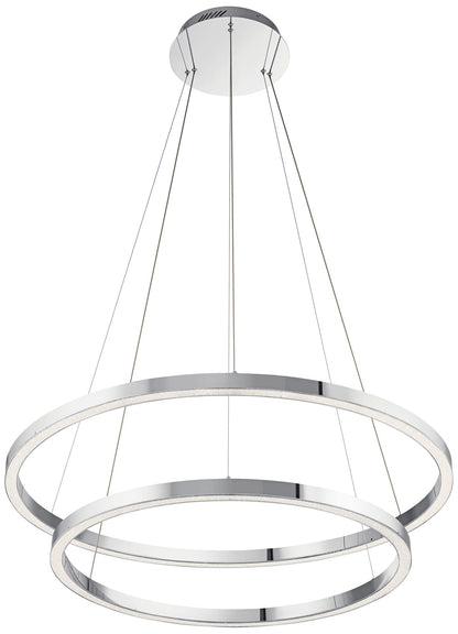 elan Opus Chrome Oversized Pendant LED