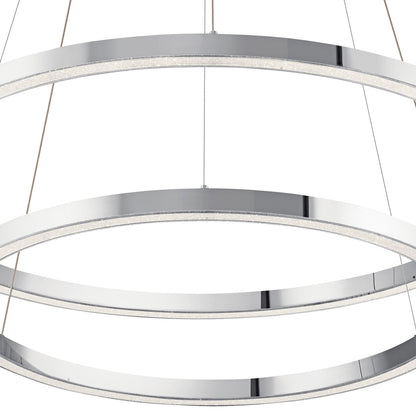 elan Opus Chrome Oversized Pendant LED