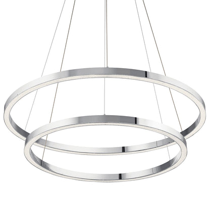 elan Opus Chrome Oversized Pendant LED