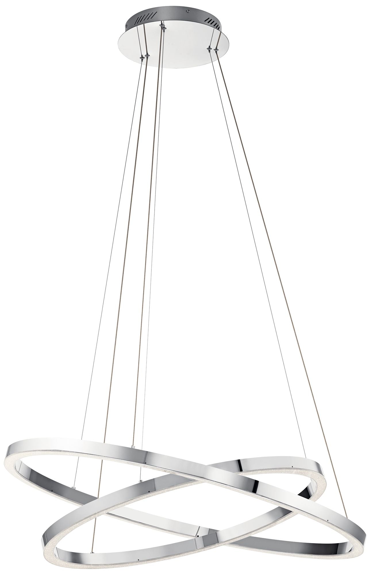 elan Opus Chrome Oversized Pendant LED