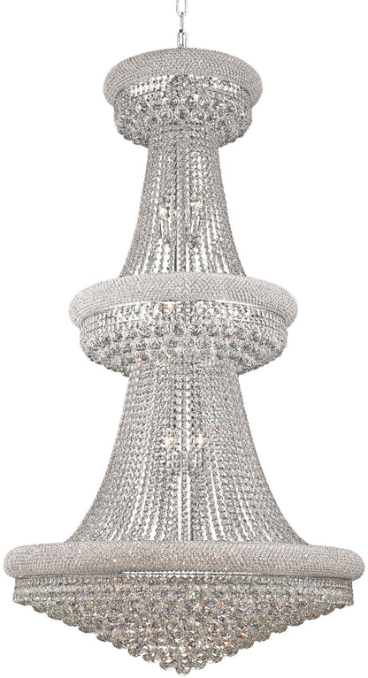 Elegant Lighting Primo 36" Royal Clear Crystal 32-Light Chandelier