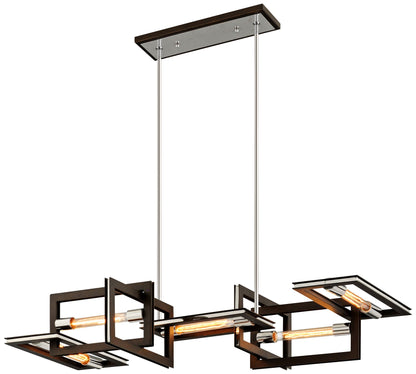 Enigma 43 1/2" Wide Bronze Kitchen Island Light Pendant