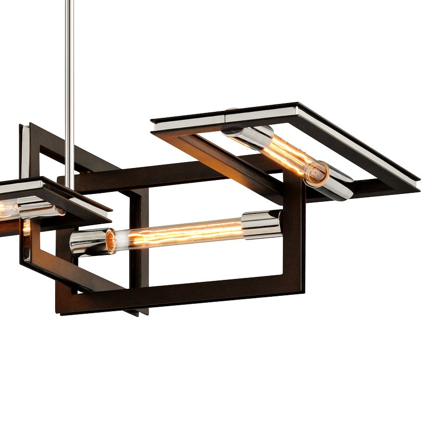 Enigma 43 1/2" Wide Bronze Kitchen Island Light Pendant