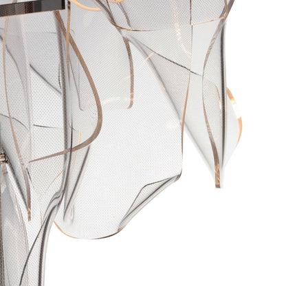 ET2 Rinkle 36 1/4"W Brushed Gunmetal 24-Light LED Pendant