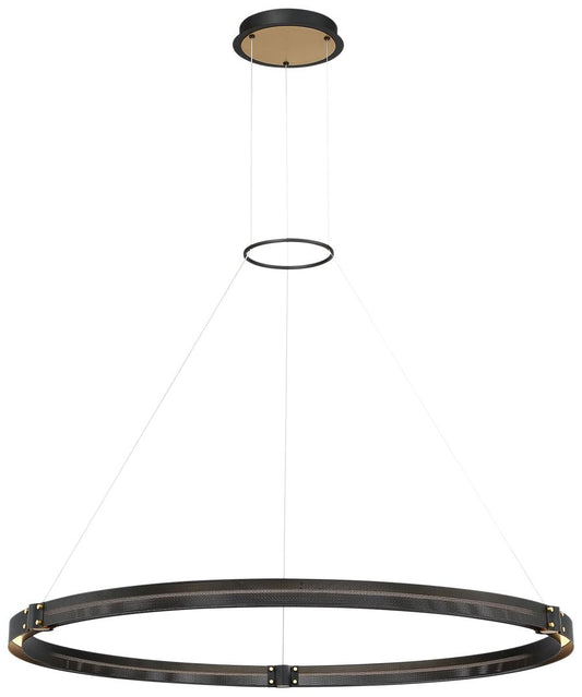 fase Admiral 2 In. x 48.25 In. Integrated LED Chandelier in Black