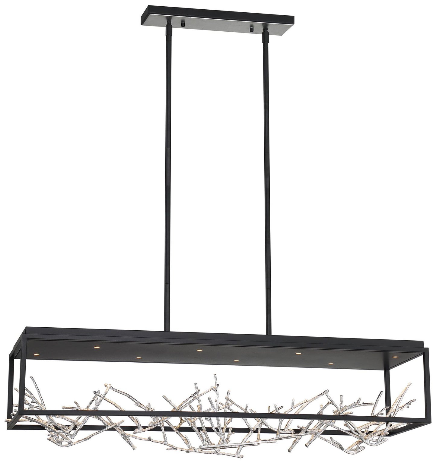 fase Aerie 11.50 In. x 12 In. Integrated LED Chandelier in Black