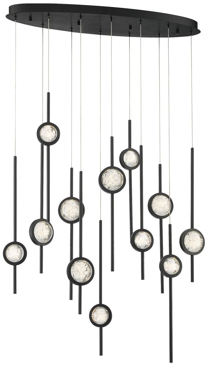 fase Barletta 23.50 In. x 12 In. LED Chandelier in Chrome