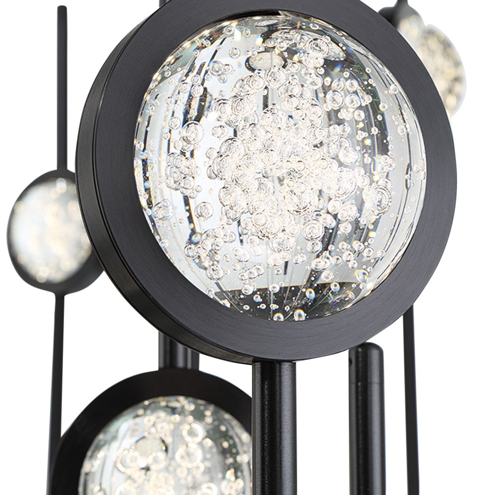 Eurofase Barletta 23.50 In. x 39.75 In. Integrated LED Chandelier in Black