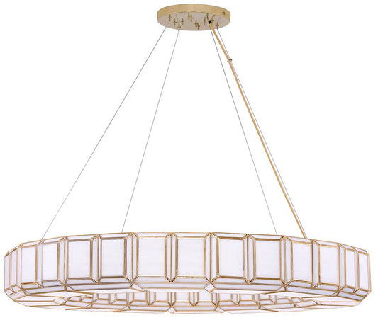 fase Belmont 16 Light Chandelier in Brass