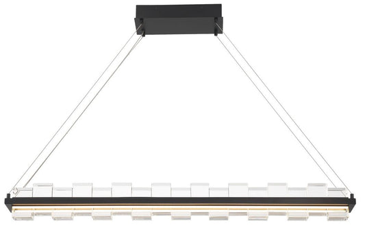 Eurofase Bruco 2 Light LED Chandelier in Black