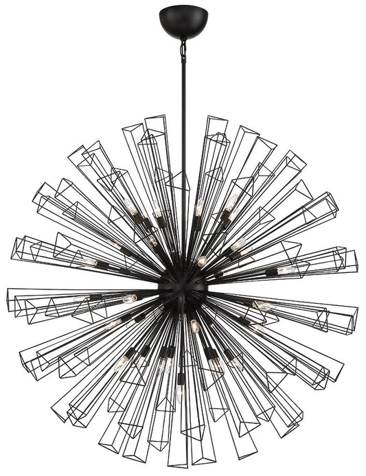 fase Dendelio 53.50 In. x 53.50 In. Chandelier in Black