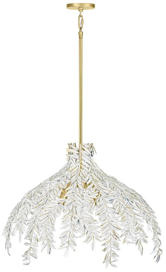 fase Jalore 4 Light Pendant in Distressed White